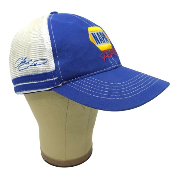 NAPA Racing NASCAR #24 Chase Elliott Hendrick Mesh Strapback Cap Double Stripe - Picture 3 of 15